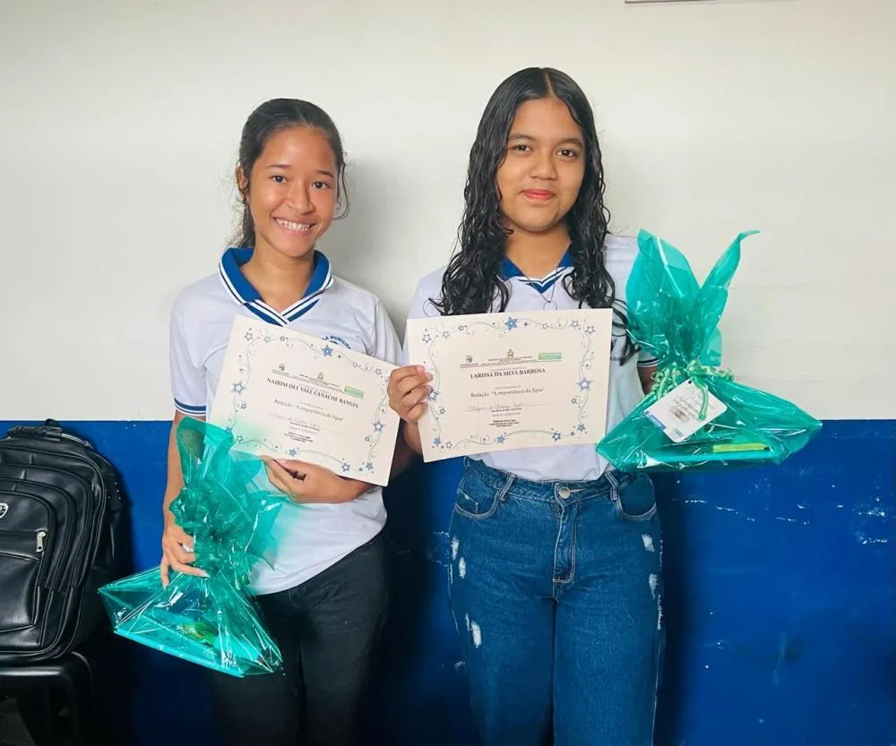 SEMAT entrega certificados e premiações para a melhor redação em alusão ao Dia da Água